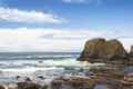 Copy-space Cobble Beach Newport, Oregon Royalty Free Stock Photo