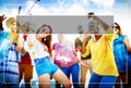 Copy Space Frame Summer Vacation Holiday Concept Royalty Free Stock Photo