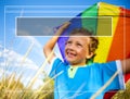 Copy Space Frame Summer Vacation Holiday Concept Royalty Free Stock Photo