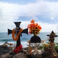 Memorial Cemetery Gravesite Hawaii Island Royalty Free Stock Photo