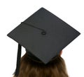 Copy space on top of graduation cap Royalty Free Stock Photo