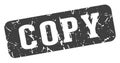 copy rectangular sign. copy stamp Royalty Free Stock Photo