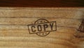 Copy stamp and stamping