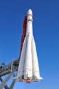 The copy of the Vostok rocket in the VDNH park, Moscow