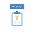 Copy writing, summary clipboard, text editor, education assignment