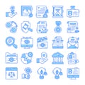 copyright regulation icons, Law and legal regulation, Legal compliance deal protection document and governance illustration