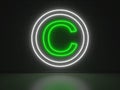 Copyright Sign - Series Neon Signs