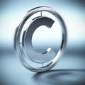 Copyright symbol Royalty Free Stock Photo