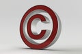 Copyright symbol Royalty Free Stock Photo