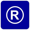 Copyright and trademark icon