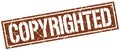 copyrighted stamp Royalty Free Stock Photo
