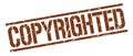 copyrighted stamp Royalty Free Stock Photo