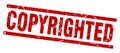 Copyrighted stamp Royalty Free Stock Photo