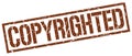 copyrighted stamp Royalty Free Stock Photo