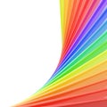 Copyspace background of rainbow colored composition Royalty Free Stock Photo