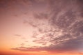 Copyspace of a dark moody sky at twilight with nimbus clouds. Scenic panoramic view of a dramatic cloudscape and Royalty Free Stock Photo