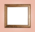 Copyspace empty wooden picture frame composition Royalty Free Stock Photo