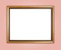 Copyspace empty wooden picture frame composition Royalty Free Stock Photo