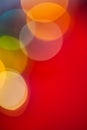 Copyspace image multicolored christmas bokeh