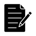 Copywriting, content writing, content, document fully editable vector icons