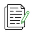 Copywriting icon vector image.