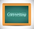 Copywriting sign illustration design