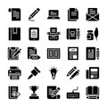 Copywriting Solid Icons Pack