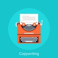 Copywriting vector illustration concept Royalty Free Stock Photo