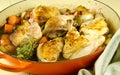 Coq au vin cooking Royalty Free Stock Photo