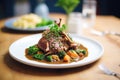 coq au vin served with a sprinkling of chopped parsley