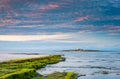 Coquet Island from Low Hauxley Rocks Royalty Free Stock Photo