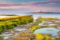 Coquet Island of Low Hauxley Coastline Royalty Free Stock Photo