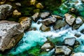 The Coquihalla River in Coquihalla Canyon Provincial Park and at the Othello Tunnels near Hope in British Columbia Canada