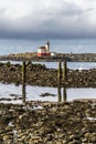 Coquille River Lighthouse, bandon Oregon Royalty Free Stock Photo