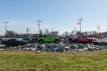 COQUITLAM, CANADA - MARCH 31, 2019: Coquitlam auto center Dodge Jeep RAM