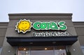 Cora's breakfast and lunch signage Royalty Free Stock Photo