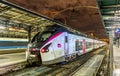 Coradia Liner Intercity train at Paris-Est station. France Royalty Free Stock Photo