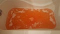 Coral bathbomb