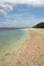 Coral beach on Pigeon Island National Park just off the coast of Trincolamee Sri Lanka