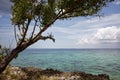 Coral beaches and turquoise water on the wild noon coast of Cuba, Bay of Pigs Royalty Free Stock Photo