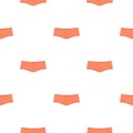 Coral boyshorts pattern seamless Royalty Free Stock Photo