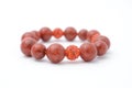 Coral bracelet isolated Royalty Free Stock Photo
