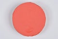 Coral Circle Minimal Royalty Free Stock Photo