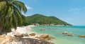 Coral Cove beach view at Koh Samui Island Thailand Royalty Free Stock Photo