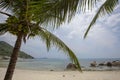 Coral Cove beach view at Koh Samui Island Thailand Royalty Free Stock Photo