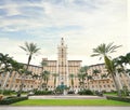 Coral Gables, FL - USA - 11-29-2023: The front entrance to the historic Miami Biltmore Hotel, built in 1926 Royalty Free Stock Photo