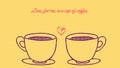 Coral and Mint Couple Coffee Mug Cute Desktop Wallpaper