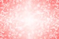 Coral pale pink and peach glitter MotherÃ¢â¬â¢s Day, ballet or birthday background Royalty Free Stock Photo