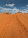 Coral Pink Sand Dunes Park Royalty Free Stock Photo