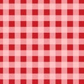 Coral and red buffalo plaid Royalty Free Stock Photo